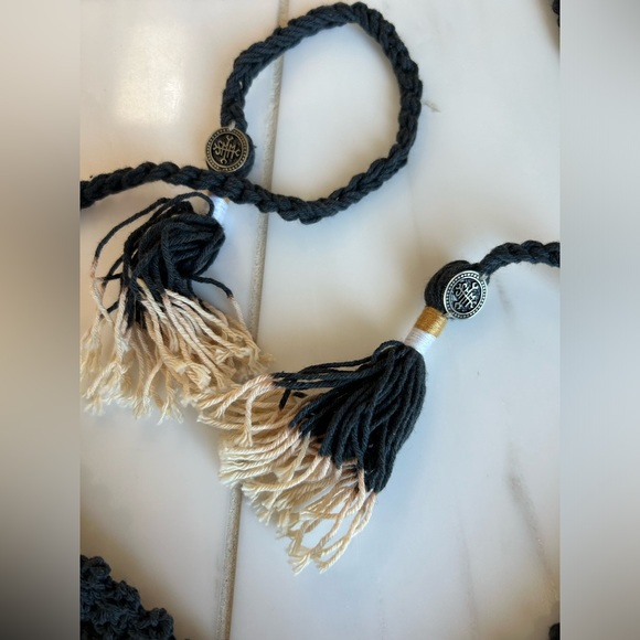 Charcoal Crochet Bikini by She Made Me - NWOT - Picture 12 of 14